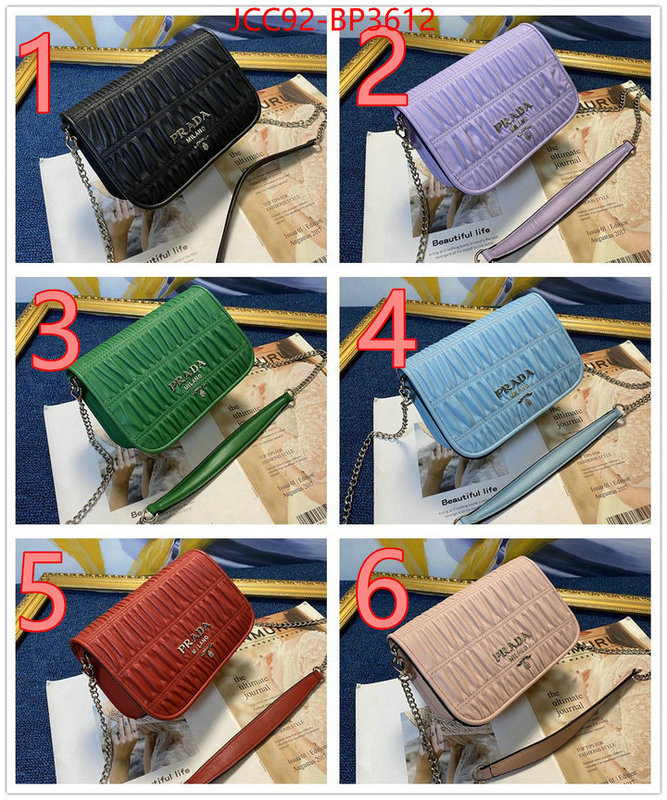 Prada Bags(4A)-Diagonal-,perfect ,ID: BP3612,$: 92USD