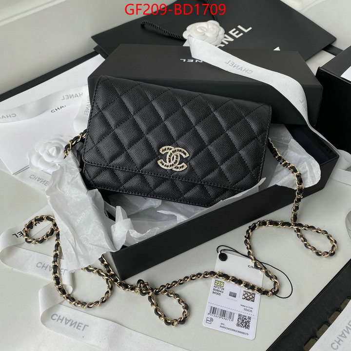 Chanel Bags(TOP)-Diagonal-,ID: BD1709,$: 209USD