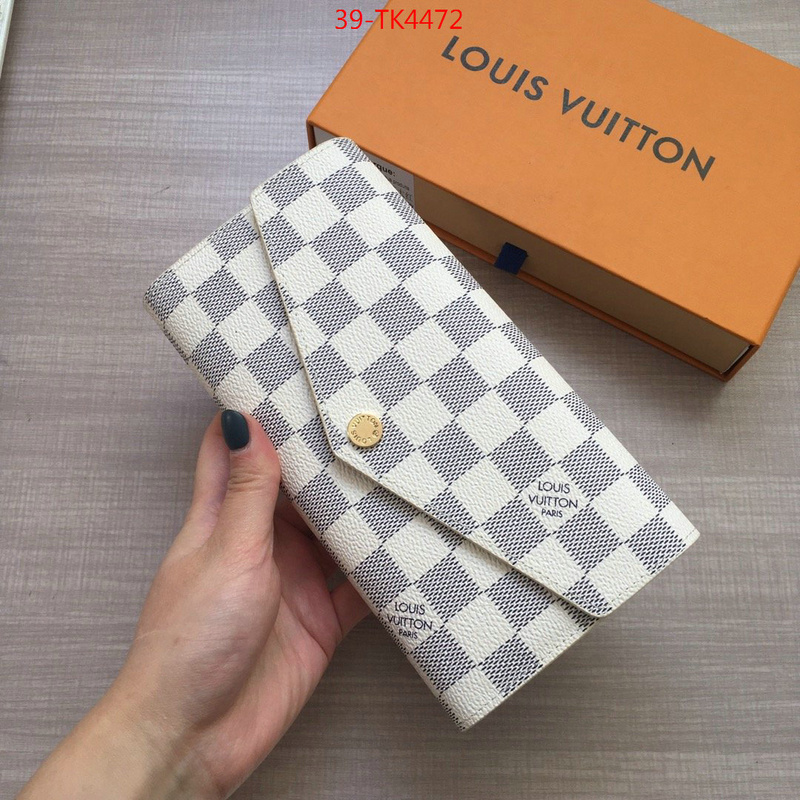 LV Bags(4A)-Wallet,ID: TK4472,$: 39USD