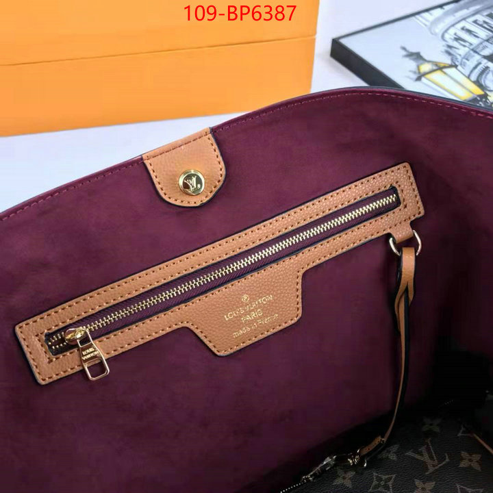 LV Bags(4A)-Handbag Collection-,ID: BP6387,$: 109USD