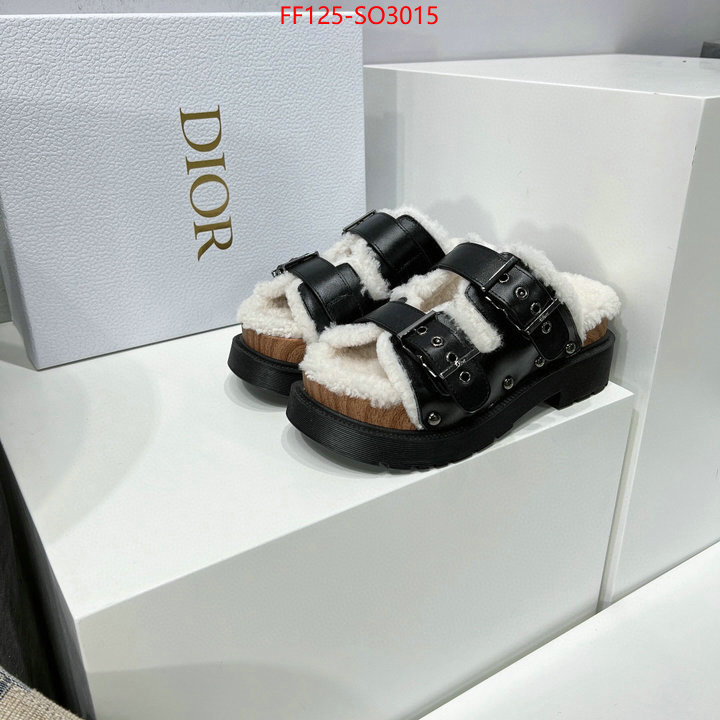 Women Shoes-Dior,practical and versatile replica designer , ID: SO3015,$: 125USD