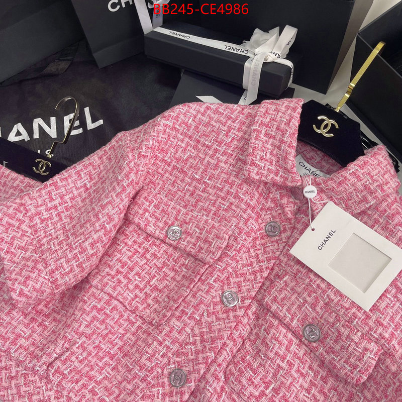 Clothing-Chanel,aaaaa , ID: CE4986,$: 245USD