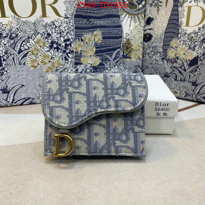 Dior Bags(4A)-Wallet-,ID: TD1956,$: 49USD