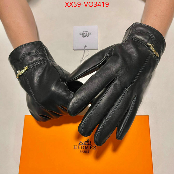 Gloves-Hermes,luxury 7 star replica , ID: VO3419,$: 59USD