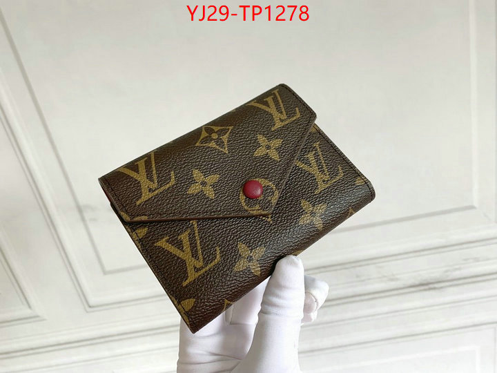 LV Bags(4A)-Wallet,ID: TP1278,$: 29USD