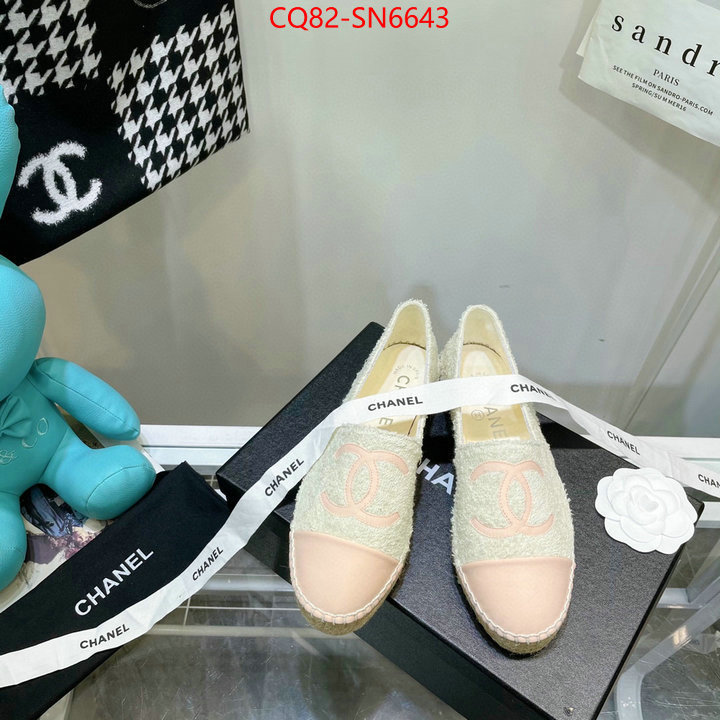 Women Shoes-Chanel,only sell high quality , ID: SN6643,$: 82USD