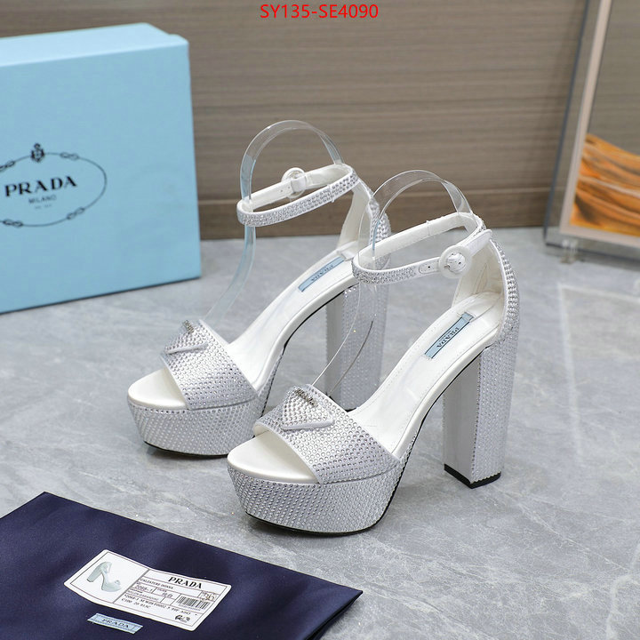 Women Shoes-Prada,mirror quality , ID: SE4090,$: 135USD