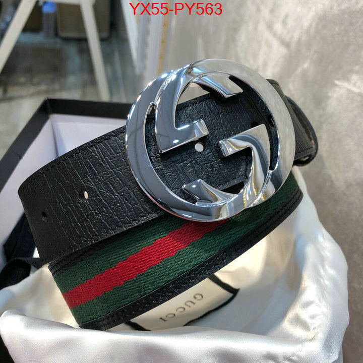Belts-Gucci,wholesale replica shop , ID: PY563,$:55USD