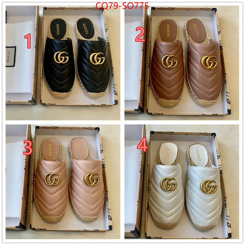 Women Shoes-Gucci,top fake designer , ID: SO775,$: 79USD