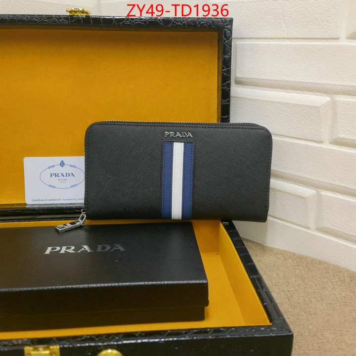 Prada Bags(4A)-Wallet,counter quality ,ID: TD1936,$: 49USD