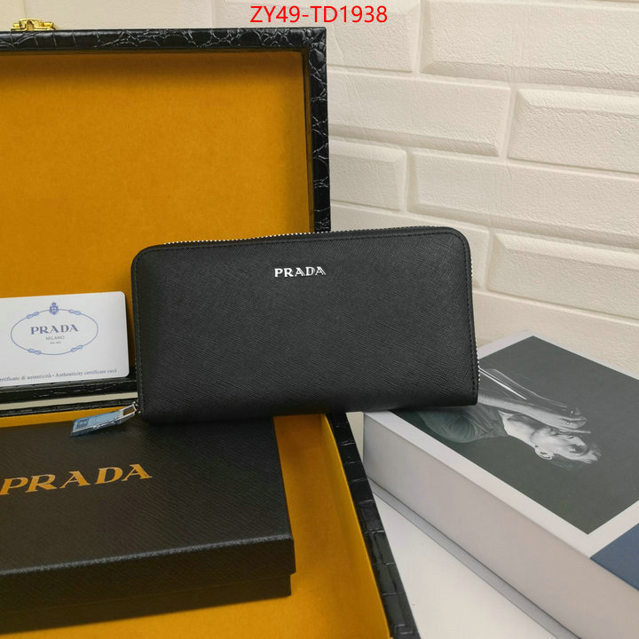 Prada Bags(4A)-Wallet,best wholesale replica ,ID: TD1938,$: 49USD