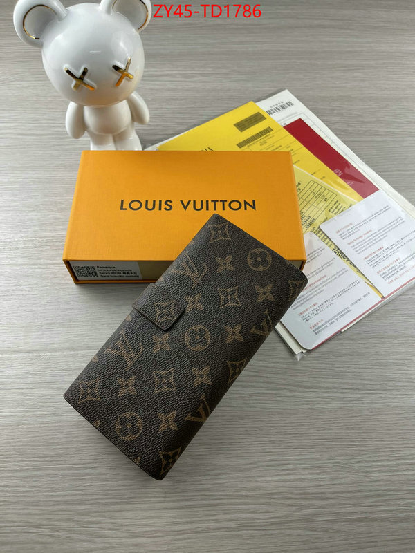 LV Bags(4A)-Wallet,ID: TD1786,$: 45USD