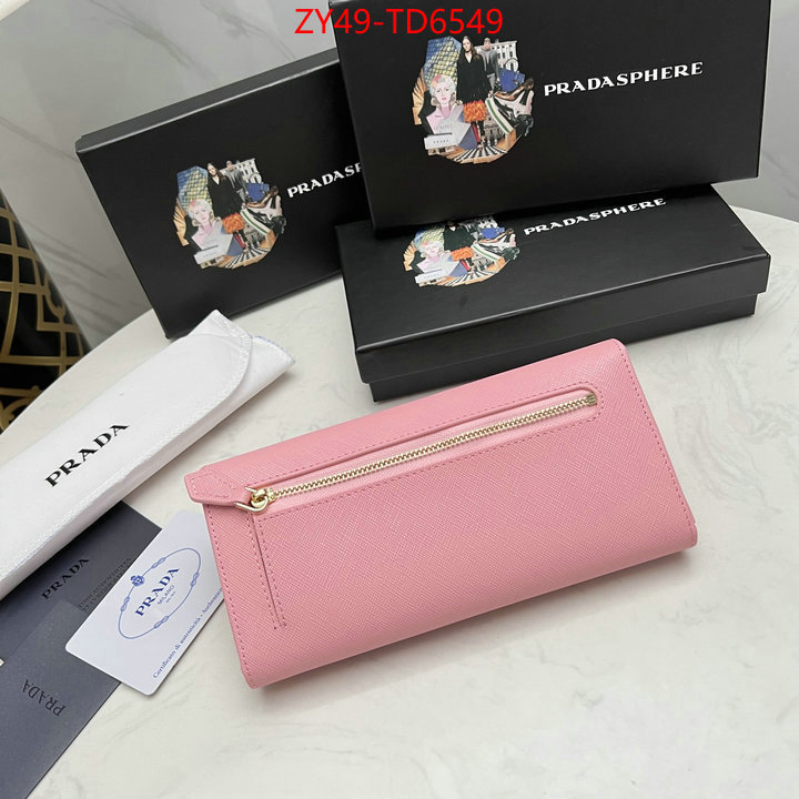 Prada Bags(4A)-Wallet,1:1 replica ,ID: TD6549,$: 49USD