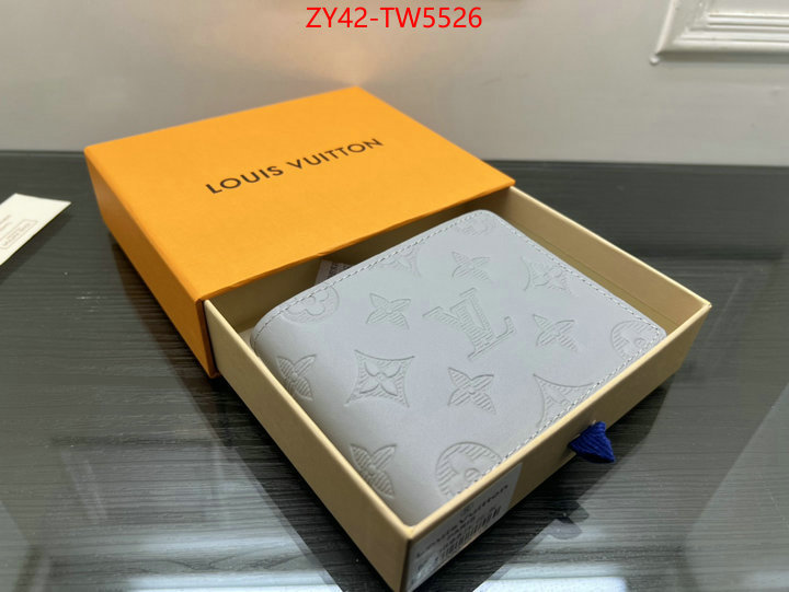 LV Bags(4A)-Wallet,best quality designer ,ID: TW5526,$: 42USD