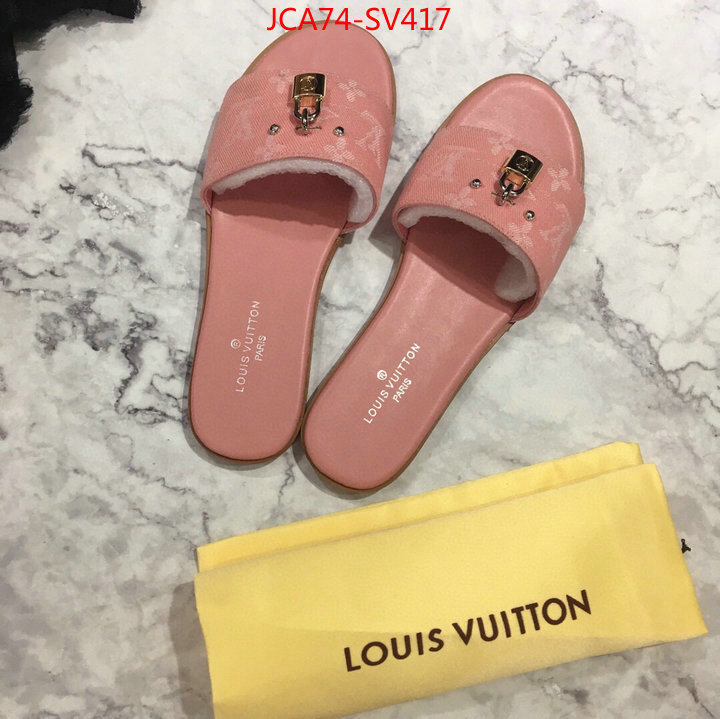 Women Shoes-LV,what 1:1 replica , ID: SV417,$:74USD