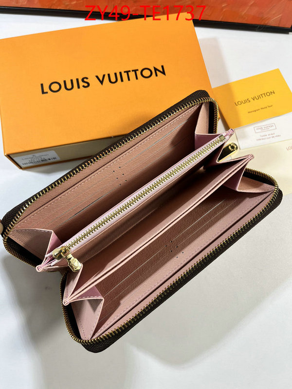 LV Bags(4A)-Wallet,replcia cheap from china ,ID: TE1737,$: 49USD