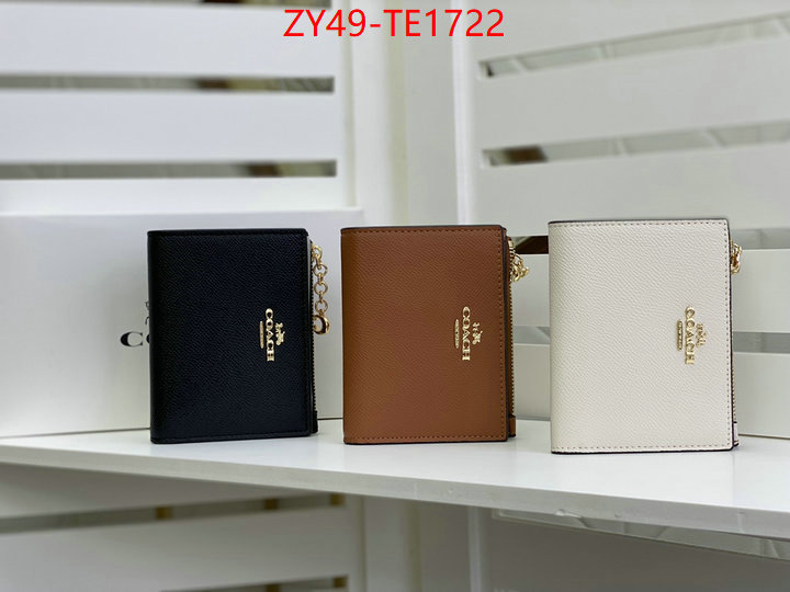 Coach Bags(4A)-Wallet,how to find replica shop ,ID: TE1722,$: 49USD