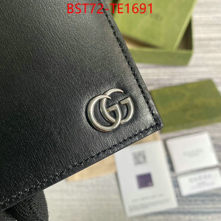 Gucci Bags(TOP)-Wallet-,only sell high-quality ,ID: TE1691,$: 72USD