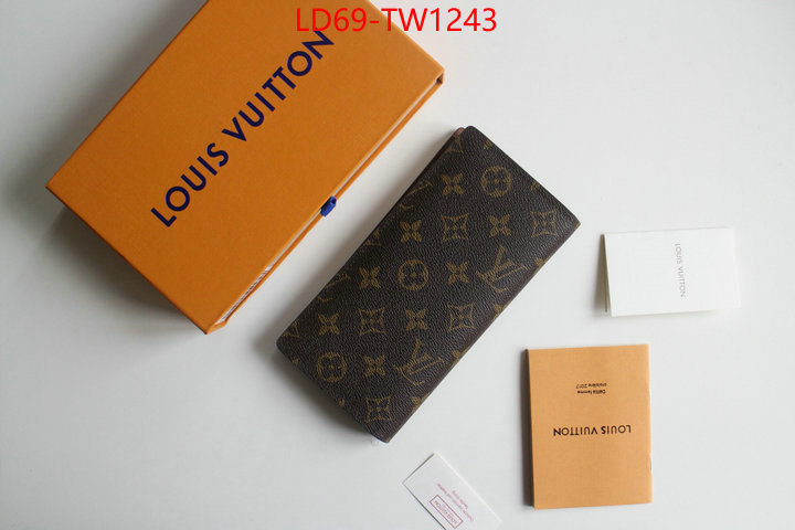 LV Bags(TOP)-Wallet,ID: TW1243,$: 69USD