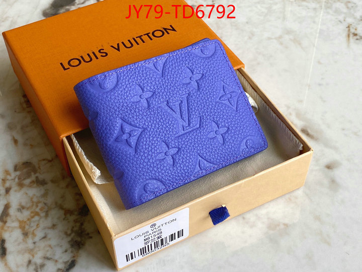 LV Bags(TOP)-Wallet,ID: TD6792,$: 79USD