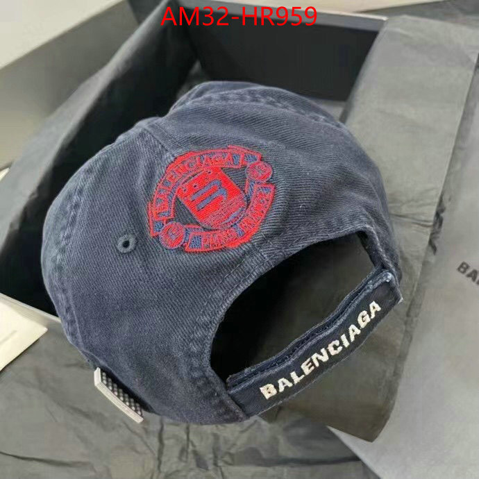 Cap (Hat)-Balenciaga,2023 aaaaa replica 1st copy , ID: HR959,$: 32USD