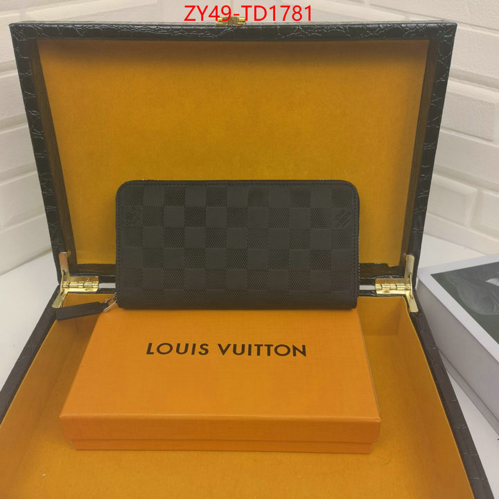 LV Bags(4A)-Wallet,ID: TD1781,$: 49USD