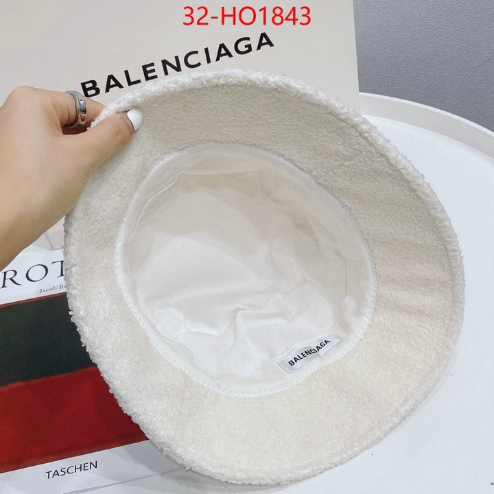Cap (Hat)-Balenciaga,luxury shop , ID: HO1843,$: 32USD