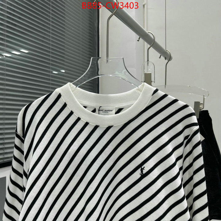 Clothing-YSL,good quality replica ,ID: CW3403,$: 85USD
