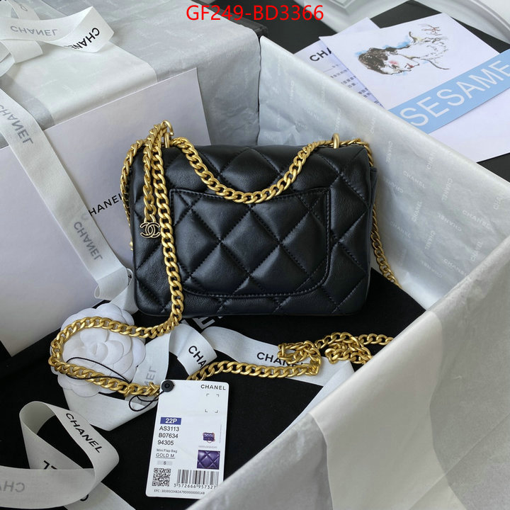 Chanel Bags(TOP)-Diagonal-,ID: BD3366,$: 249USD