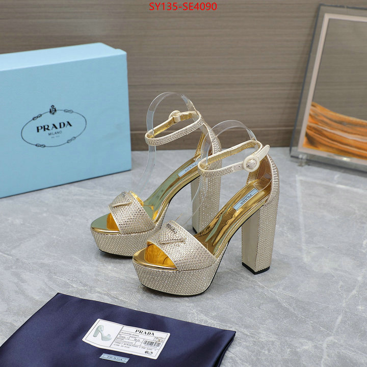 Women Shoes-Prada,mirror quality , ID: SE4090,$: 135USD