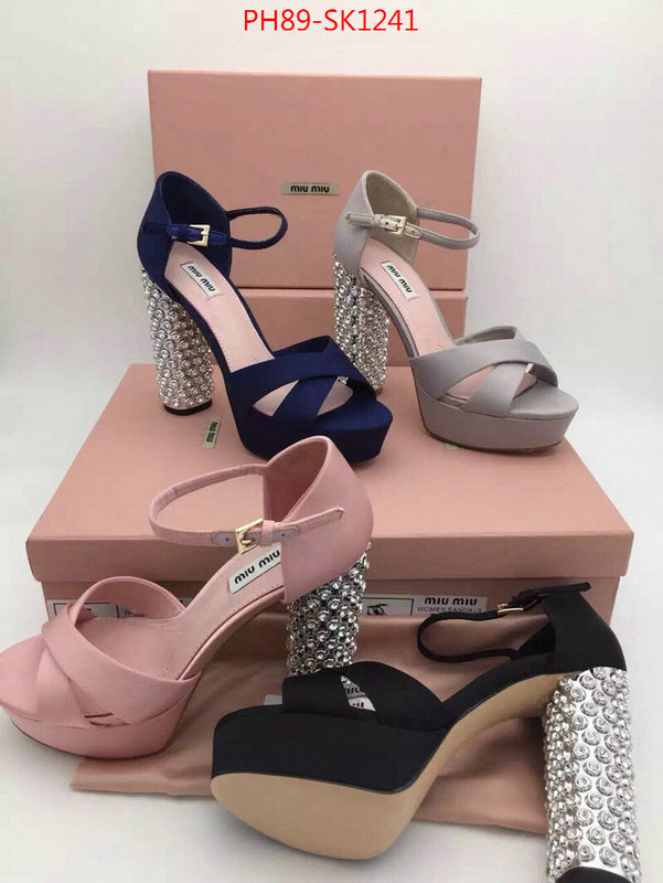 Women Shoes-Miu Miu,top quality fake ,first copy , ID: SK1241,$:89USD