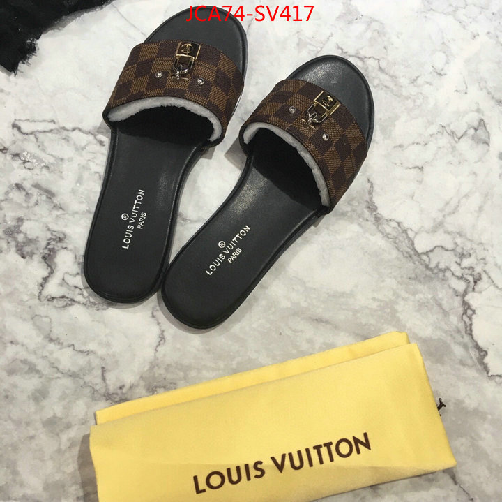 Women Shoes-LV,what 1:1 replica , ID: SV417,$:74USD