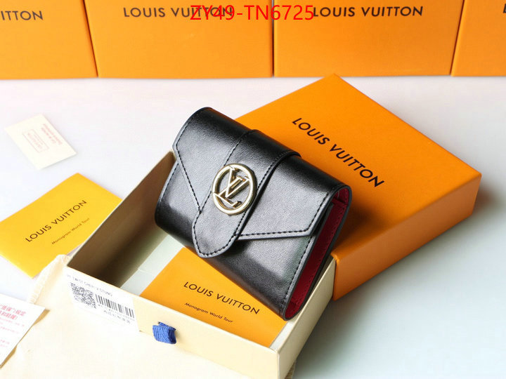 LV Bags(4A)-Wallet,ID: TN6725,$: 49USD