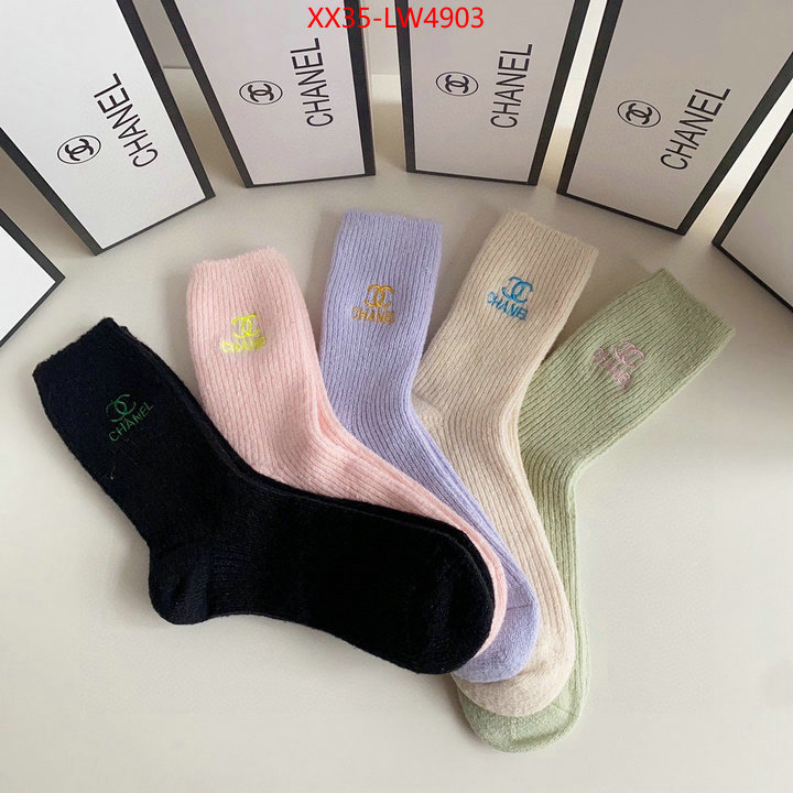 Sock-Chanel,high quality aaaaa replica , ID: LW4903,$: 35USD