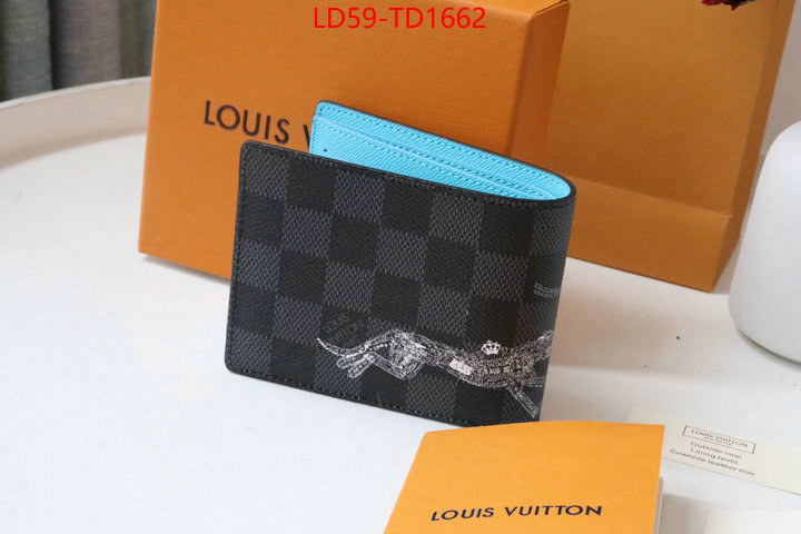 LV Bags(TOP)-Wallet,ID: TD1662,$: 59USD