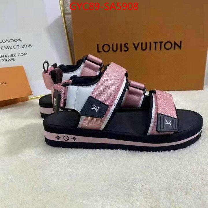 Women Shoes-LV,wholesale imitation designer replicas , ID: SA5908,$: 89USD