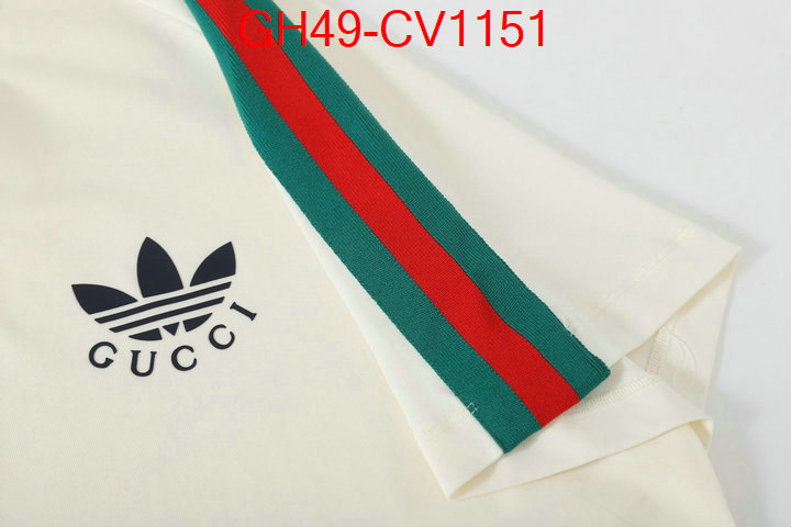 Clothing-Gucci,how quality , ID: CV1151,$: 49USD