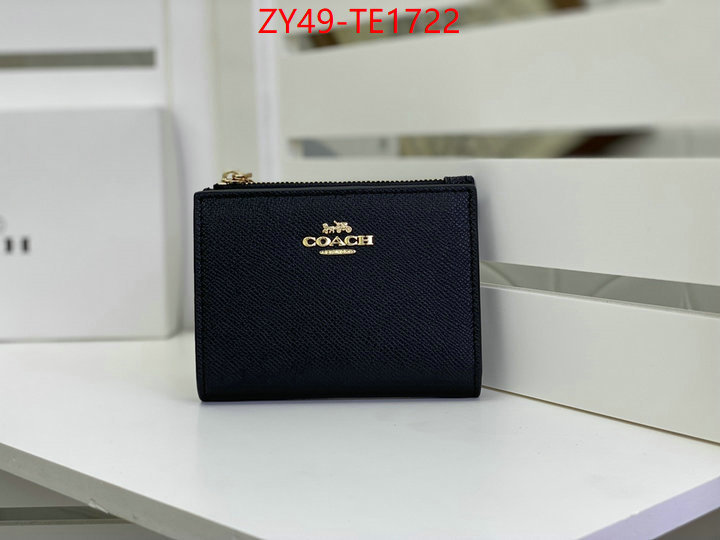 Coach Bags(4A)-Wallet,how to find replica shop ,ID: TE1722,$: 49USD