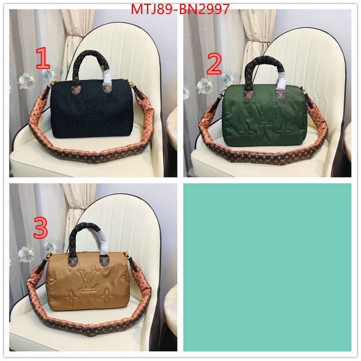 LV Bags(4A)-Speedy-,2023 replica wholesale cheap sales online ,ID: BN2997,$: 89USD