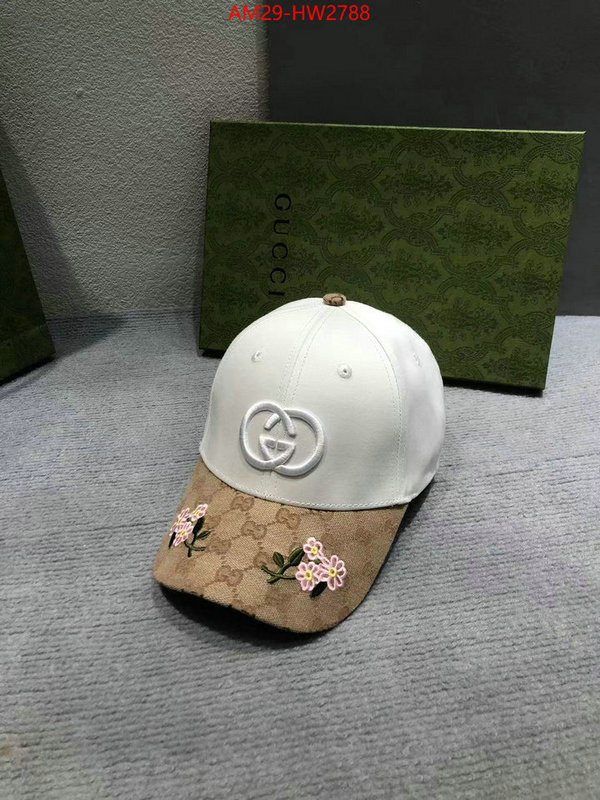 Cap (Hat)-Gucci,customize the best replica , ID: HW2788,$: 29USD