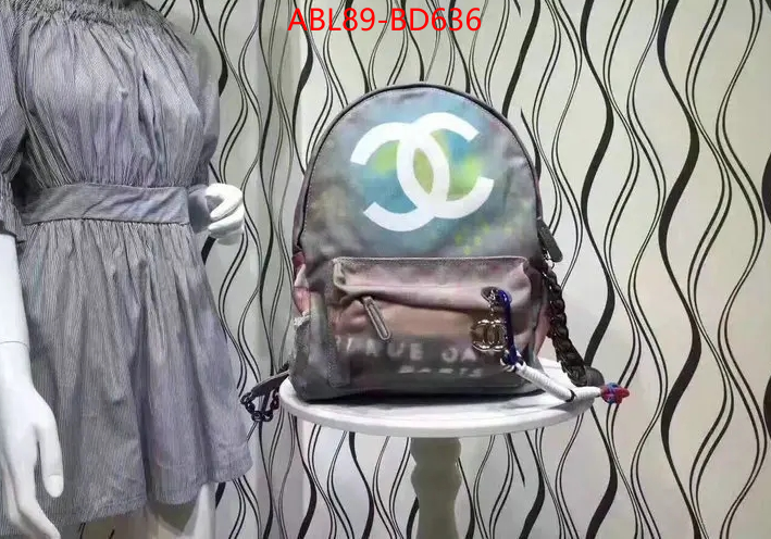 Chanel Bags(4A)-Backpack-,ID: BD636,$: 89USD