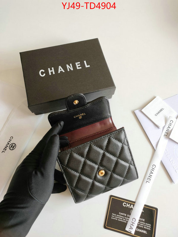 Chanel Bags(4A)-Wallet-,ID: TD4904,$: 49USD