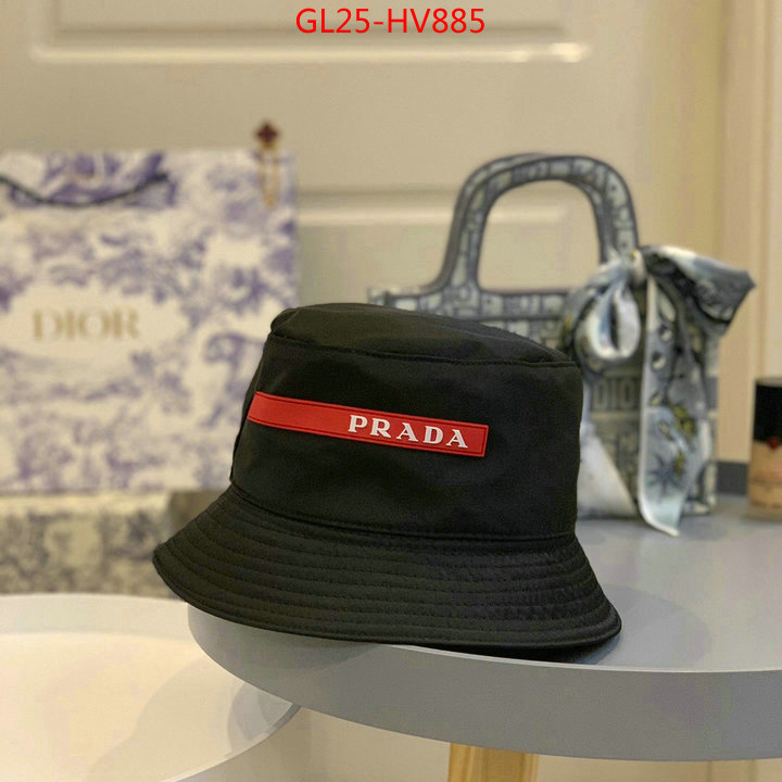 Cap (Hat)-Prada,top 1:1 replica , ID: HV885,$: 25USD