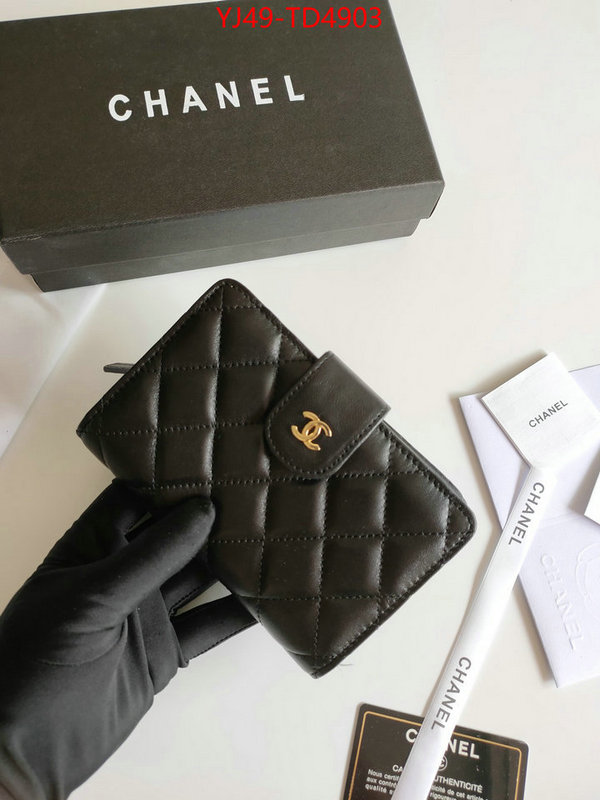 Chanel Bags(4A)-Wallet-,ID: TD4903,$: 49USD