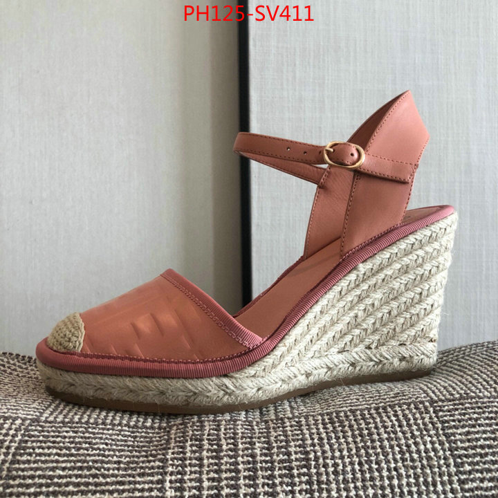 Women Shoes-Fendi,replica online , ID: SV411,$:125USD