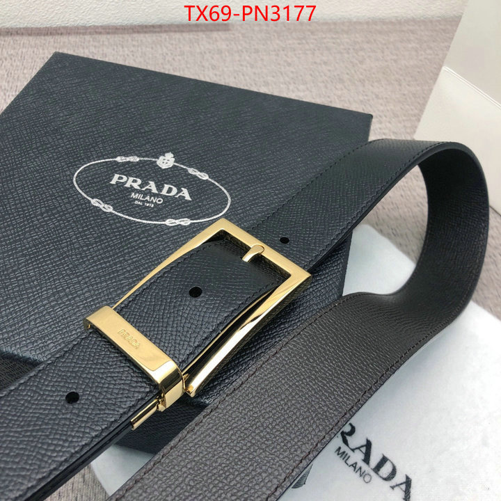 Belts-Prada,wholesale imitation designer replicas , ID: PN3177,$: 69USD