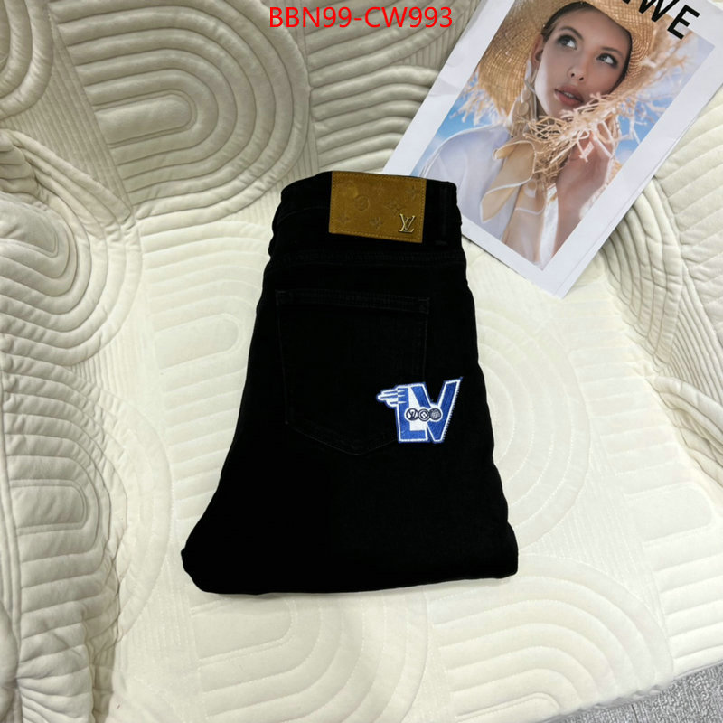 Clothing-LV,what is a counter quality , ID: CW993,$: 99USD