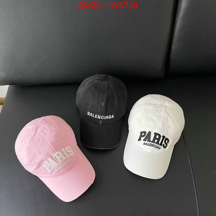 Cap (Hat)-Balenciaga,mirror copy luxury , ID: HW6738,$: 29USD