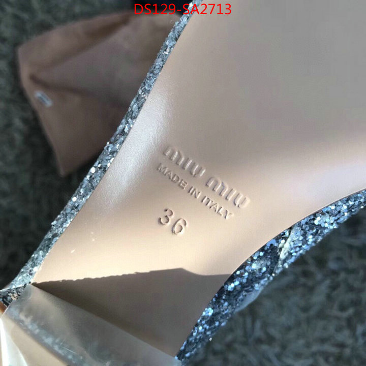Women Shoes-Miu Miu,replica 1:1 high quality ,for sale online , ID:SA2713,$: 129USD
