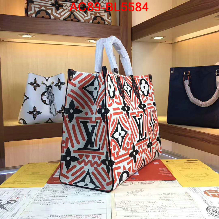 LV Bags(4A)-Handbag Collection-,ID: BL5584,$: 89USD